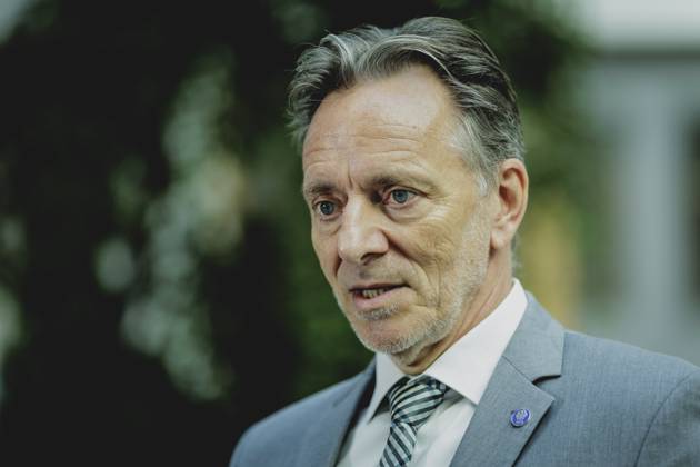 Holger Muench, Praesident des Bundeskriminalamtes (BKA), aufgenommen im Rahmen der Pressekonferenz zum Bundeslagebild zur Organisierten Kriminalitaet 2023. Berlin, 05.09.2024. Berlin Deutschland
