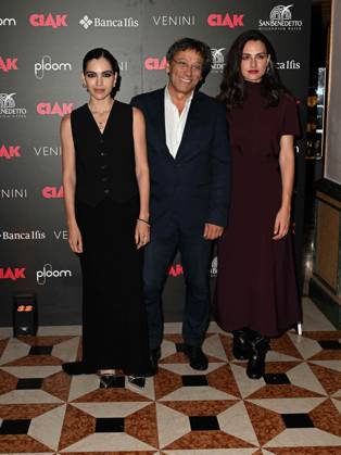Venice, 81st Venice Film Festival 2024 -. Ciak Award. In the photo Selene Camarazza Director Flavio Natalia, Romana Maggiora Vergano  Copyright: xManuelexMangiarottix xipa-agencyx xPoolxPhotoxEventsx04x IPA_Agency_IPA49387167