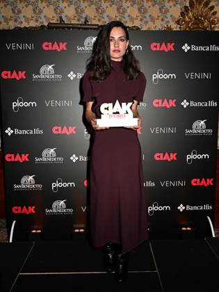 Venice, 81st Venice Film Festival 2024 -. Ciak Award. In the photo Selene Camarazza, Romana Maggiora Vergano with the Award and the Director Flavio Natalia  Copyright: xManuelexMangiarottix xipa-agencyx xPoolxPhotoxEventsx04x IPA_Agency_IPA49388090
