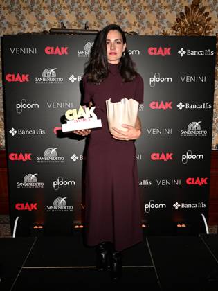 Venice, 81st Venice Film Festival 2024 -. Ciak Award. In the photo Selene Camarazza, Romana Maggiora Vergano with the Award and the Director Flavio Natalia  Copyright: xManuelexMangiarottix xipa-agencyx xPoolxPhotoxEventsx04x IPA_Agency_IPA49388106