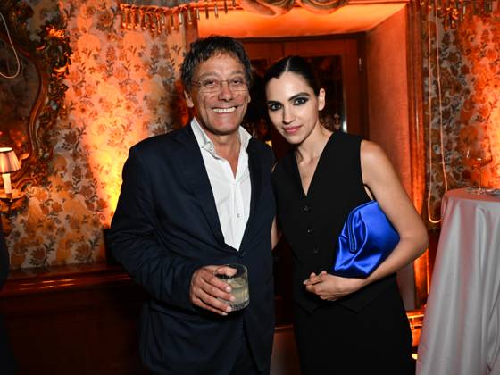 Venice, 81st Venice Film Festival 2024 -. Ciak Award. In the photo Director Flavio Natalia and Selene Camarazza  Copyright: xManuelexMangiarottix xipa-agencyx xPoolxPhotoxEventsx04x IPA_Agency_IPA49388217
