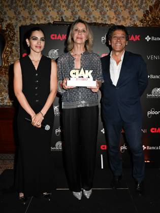 Venice, 81st Venice Film Festival 2024 -. Ciak Award. In the photo Selene Camarazza Margherita Buy, Director Flavio Natalia  Copyright: xManuelexMangiarottix xipa-agencyx xPoolxPhotoxEventsx04x IPA_Agency_IPA49388614