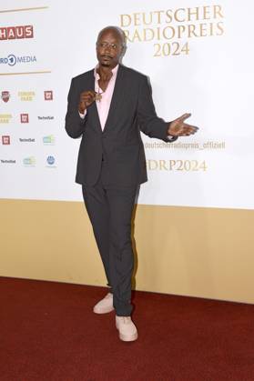 Yared Dibaba bei der Verleihung des 15. Deutschen Radiopreises 2024 im Musical Theater Neue Flora. Hamburg, 05.09.2024