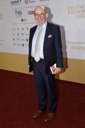 Denis Scheck bei der Verleihung des 15. Deutschen Radiopreises 2024 im Musical Theater Neue Flora. Hamburg, 05.09.2024
