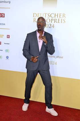 Yared Dibaba bei der Verleihung des Deutschen Radiopreises am 05.09.2024 im Stage Theater Neue Flora in Hamburg