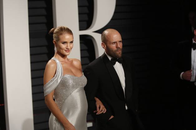 Rosie Huntington-Whiteley and Jason Statham arrive at the Vanity Fair Oscar Party at Wallis Annenberg Center for the Performing Arts in Beverly Hills, Los Angeles, USA, on 26 February 2017. Photo: HB00344 Copyright: xHubertxBoesl FAMOUSx abmbm477