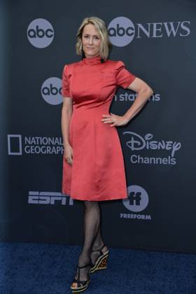 Mary Stuart Masterson attending Walt Disney Television Upfront presentation party arrivals at Tavern on the Green on May 14, 2019 in New York City. Copyright: x 2019xKristinxCallahan Famousx acm2r158