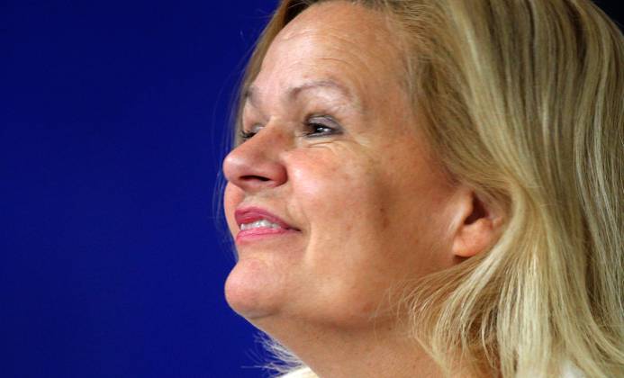 Nancy Faeser Bundesministerin für Inneres und Heimat, Bundeskanzler Olaf Scholz empfängt den Präsidenten Kenias, William Ruto - PRESSEKONFERENZ - Politik - Berlin Bundeskanzleramt - in Berlin , Deutschland . September 13, 2024 - Photo: Ipa Photo Pressefoto DENL