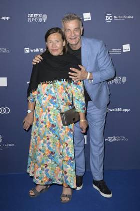 Heinrich Schafmeister mit Ehefrau Jutta Schafmeister bei der Verleihung des Deutschen Schauspielpreises 2024 im Club Theater Berlin. Berlin, 13.09.2024