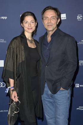 Katharina Nesytowa und Aleksandar Jovanovic bei der Verleihung des Deutschen Schauspielpreises 2024 im Club Theater Berlin. Berlin, 13.09.2024
