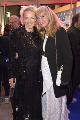 Katja Riemann und Nanna Kuckuck bei der Verleihung des Deutschen Schauspielpreises 2024 im Club Theater Berlin. Berlin, 13.09.2024