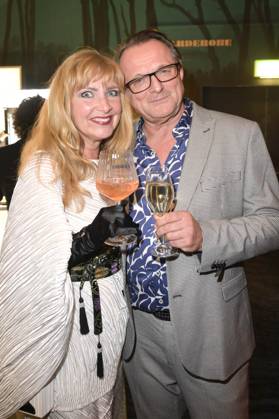 Nanna Kuckuck mit Ehemann Dirk Ullmann bei der Verleihung des Deutschen Schauspielpreises 2024 im Club Theater Berlin. Berlin, 13.09.2024
