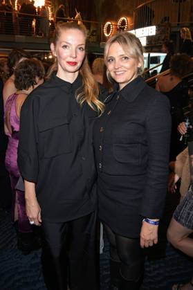 Pheline Roggan und Laura Tonke bei der Verleihung des Deutschen Schauspielpreises 2024 im Club Theater Berlin. Berlin, 13.09.2024