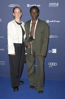 Eva Maria Jost und Benny Opoku-Arthur bei der Verleihung des Deutschen Schauspielpreises 2024 im Club Theater Berlin. Berlin, 13.09.2024