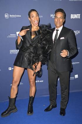 Annabelle Mandeng und Patrick Dewayne bei der Verleihung des Deutschen Schauspielpreises 2024 im Club Theater Berlin. Berlin, 13.09.2024