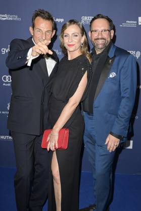 Hans-Werner Meyer, Nadine Heidenreich und Christian Senger bei der Verleihung des Deutschen Schauspielpreises 2024 im Club Theater Berlin. Berlin, 13.09.2024