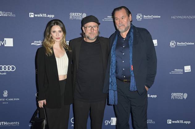 Natalia Rudziewicz, Bjarne Mädel und Markus John bei der Verleihung des Deutschen Schauspielpreises 2024 im Club Theater Berlin. Berlin, 13.09.2024
