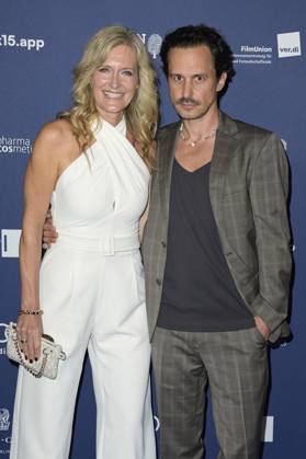 Bianca Karsten und Gabriel Marrer bei der Verleihung des Deutschen Schauspielpreises 2024 im Club Theater Berlin. Berlin, 13.09.2024