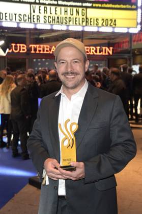 David Ruland bei der Verleihung des Deutschen Schauspielpreises 2024 im Club Theater Berlin. Berlin, 13.09.2024
