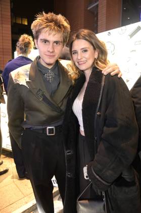 Florian Geißelmann und Natalia Rudziewicz bei der Verleihung des Deutschen Schauspielpreises 2024 im Club Theater Berlin. Berlin, 13.09.2024