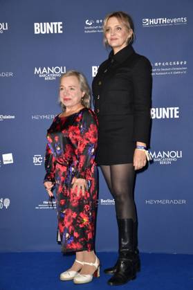 Christine Urspruch und Laura Tonke bei der Verleihung des Deutschen Schauspielpreises 2024 im Club Theater Berlin. Berlin, 13.09.2024