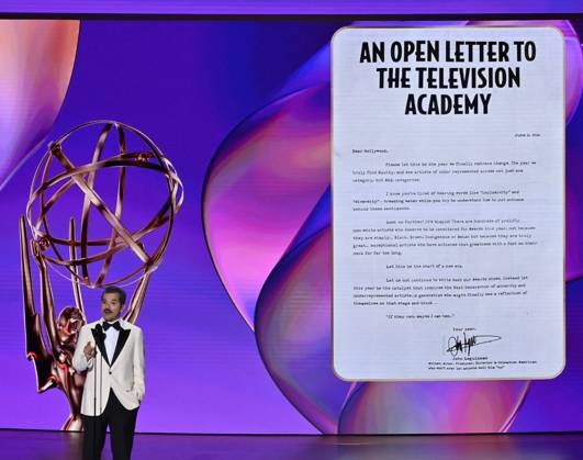 John Leguizamo appears onstage during the 76th annual Primetime Emmy Awards at the Peacock Theater in Los Angeles on Sunday, September 15, 2024.  LAP2024091504002 JIMxRUYMEN