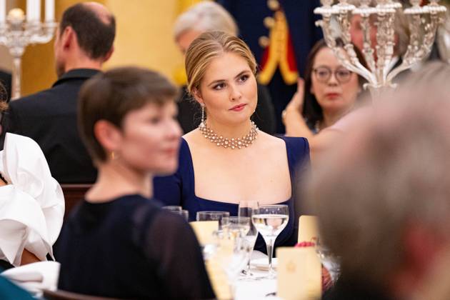 Bilder des Jahres 2024, Entertainment 09 September Entertainment Bilder des Tages 18-09-2024 Dinner Princess Amalia hosting a dinner for the Members of the Council of State, Raad van State, at palace Noordeinde in The Hague. Â  Copyright: xPPEx
