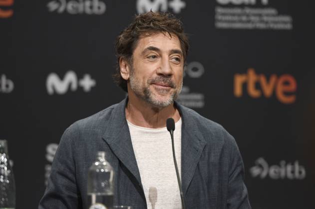 Javier Bardem bei der Pressekonferenz zur Verleihung des Donostia Award auf dem 72. Internationalen Filmfestival San Sebastian Festival Internacional de Cine de San Sebastian im Kursaal. San Sebastian, 20.09.2024