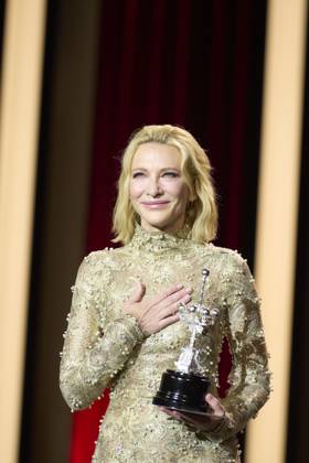 72nd San Sebastian International Film Festival: ˜Cate Blanchet - Donostia Award Cate Blanchet receives the Donosti Award during 72nd San Sebastian International Film Festival at Kursaal Palace on September 21, 2024 in Donostia San Sebastian, Spain Photo by IMAGO MPG Donostia San Sebastian Kursaal Palace Euskadi Spain  Copyright: xMPGx