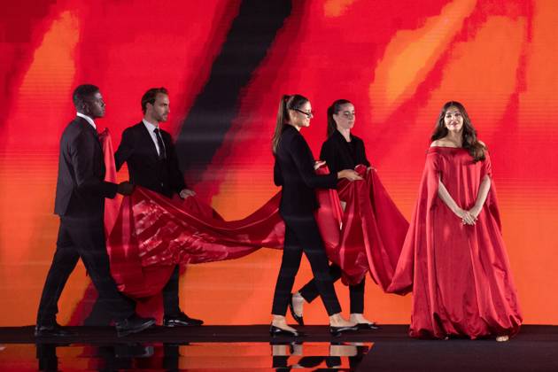 PFW L Oreal Runway Aishwarya Rai attending Le Defile L Oreal Paris – Walk Your Worth Womenswear Spring-Summer 2025 show as part of Paris Fashion Week, in Paris, France on September 23, 2024. Photo by Aurore Marechal ABACAPRESS.COM Paris France Copyright: xMarechalxAurore ABACAx