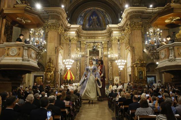 Bilder des Jahres 2024, News 09 September News Themen der Woche KW39 News Bilder des Tages Barcelona celebrates the mass of La Mercè 2024 Two giants during the mass of La Mercè, in the Basilica of La Mercè, on September 24, 2024, in Barcelona, Catalonia Spain The mass is held as part of the celebrations of the Festes de la Mercè, Barcelonas main festival Today, September 24, is celebrated the day of the Virgin of Mercy, patron saint of Barcelona The festival lasts about a week and takes place in various public spaces in the city 24 SEPTEMBER 2024 Kike Rincó Barcelona Catalunya Barcelona Catalunya Espana Copyright: xKikexRinconx 6232204