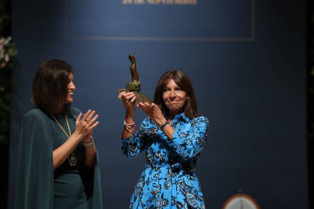 News Bilder des Tages Anne Hidalgo receives the XIII Cortes de la Real Isla de León Award Cadiz The mayor of Paris, Anne Hidalgo, during the presentation of the XIII Cortes de la Real Isla de León Award in San Fernando, on September 24, 2024 in Cadiz Andalusia, Spain The Cortes de la Real Isla de León Award of 1810 recalls that San Fernando was the seat and cradle of parliamentarism and constitutionalism that currently govern the life of our country. It was born at the dawn of the commemoration of the Bicentennial of the Constitution of 1812 and symbolizes the values of the anniversary of Las Cortes, being awarded in the framework of the celebration of the historic September 24 24 24 SEPTEMBER 2024 Cadiz Andalucia Cadiz Andalucia Espana  Copyright: xNachoxFradex 6232568
