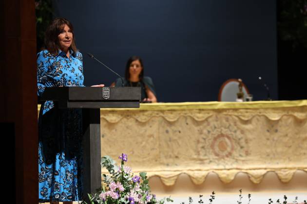 Anne Hidalgo receives the XIII Cortes de la Real Isla de León Award Cadiz The mayor of Paris, Anne Hidalgo, during the presentation of the XIII Cortes de la Real Isla de León Award in San Fernando, on September 24, 2024 in Cadiz Andalusia, Spain The Cortes de la Real Isla de León Award of 1810 recalls that San Fernando was the seat and cradle of parliamentarism and constitutionalism that currently govern the life of our country. It was born at the dawn of the commemoration of the Bicentennial of the Constitution of 1812 and symbolizes the values of the anniversary of Las Cortes, being awarded in the framework of the celebration of the historic September 24 24 24 SEPTEMBER 2024 Cadiz Andalucia Cadiz Andalucia Espana  Copyright: xNachoxFradex 6232574