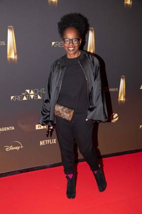 Shary REEVE, Moderatorin, Roter Teppich, Red Carpet Show, Ankunft, arrival, Verleihung des Deutschen Fernsehpreises, Die Nacht der Kreativen - Der Deutsche Fernsehpreis 2024, Deutscher Fernsehpreis 2024 in Koeln, am 24.09.2024.