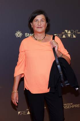 Filmeditorin Annette Muff, Preisträgerin Beste Montage Information Dokumentation, beim Red Carpet bei Die Nacht der Kreativen am Vorabend des Deutsche Fernsehpreis 2024 in der Flora. Köln, 24.09.2024 NRW Deutschland Copyright: xChristophxHardtx