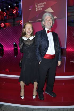 RECORD DATE NOT STATED Verleihung des Deutschen Gründerpreis im ZDF Hauptstadtstudio Annette Roeckl (Geschäftsfuhrerin Roeckl Handschuhe & Accessoires GmbH&Co. KG) und Alfred Theodor Ritter (Ritter Sport) bei der Verleihung des Deutschen Gründerpreis im ZDF-Hauptstadtstudio in in Berlin Copyright: xEventpressxTimmx
