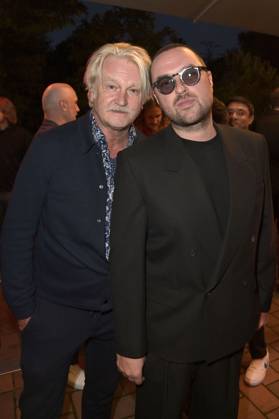 Detlev Buck und Kim Frank bei der Verleihung des Deutschen Fernsehpreises 2024 - Die Nacht der Kreativen in der Flora Köln. Köln, 24.09.2024