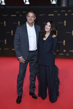 RECORD DATE NOT STATED Deutschen Fernsehpreis 2024 Iris Berben und Heiko Kiesow beim Deutschen Fernsehpreis 2024 in den MMC Studios iin Köln Copyright: xEventpressxTimmx
