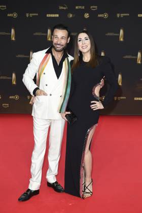 RECORD DATE NOT STATED Deutschen Fernsehpreis 2024 Alexander-Klaus Stecher mit Frau Judith Williams beim Deutschen Fernsehpreis 2024 in den MMC Studios iin Köln Copyright: xEventpressxTimmx