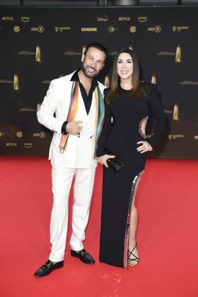 RECORD DATE NOT STATED Deutschen Fernsehpreis 2024 Alexander-Klaus Stecher mit Frau Judith Williams beim Deutschen Fernsehpreis 2024 in den MMC Studios iin Köln Copyright: xEventpressxTimmx