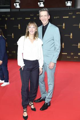 RECORD DATE NOT STATED Deutschen Fernsehpreis 2024 Steffen Hallaschka mit Frau Steffen Hallaschka beim Deutschen Fernsehpreis 2024 in den MMC Studios iin Köln Copyright: xEventpressxTimmx