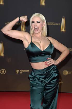 Daniela Katzenberger bei der Verleihung des Deutschen Fernsehpreises 2024 in den MMC Studios. Köln, 25.09.2024