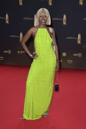 Jobel Mokonzi bei der Verleihung des Deutschen Fernsehpreises 2024 in den MMC Studios. Köln, 25.09.2024