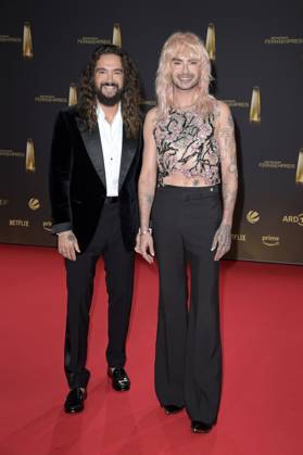 Tom Kaulitz und Bill Kaulitz bei der Verleihung des Deutschen Fernsehpreises 2024 in den MMC Studios. Köln, 25.09.2024