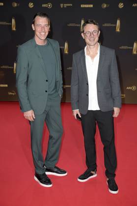 Dominik Klein und Alexander Bommes bei der Verleihung des Deutschen Fernsehpreises 2024 in den MMC Studios. Köln, 25.09.2024