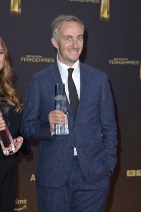 Jan Böhmermann bei der Verleihung des Deutschen Fernsehpreises 2024 in den MMC Studios. Köln, 25.09.2024