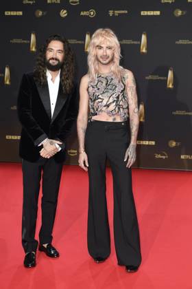 Tom Kaulitz und Bill Kaulitz bei der Verleihung vom Deutschen Fernsehpreis am 25.09.2024 in Koeln Deutscher Fernsehpreis Verleihung 2024 in Koeln