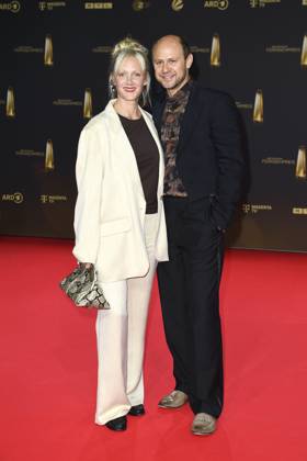 Anna Schudt und Moritz Fuehrman bei der Verleihung vom Deutschen Fernsehpreis am 25.09.2024 in Koeln Deutscher Fernsehpreis Verleihung 2024 in Koeln