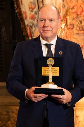 **NO WEB AND NEWSPAPERS ONLY FOR ITALY** International Magna Grecia Award to HSH Albert II of Monaco. In the photo: HSH Albert II of Monaco  Copyright: xRomax xipa-agency.netx xRomax IPA_Agency_IPA50087950