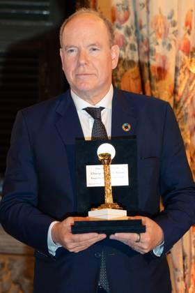 **NO WEB AND NEWSPAPERS ONLY FOR ITALY** International Magna Grecia Award to HSH Albert II of Monaco. In the photo: HSH Albert II of Monaco  Copyright: xRomax xipa-agency.netx xRomax IPA_Agency_IPA50087955